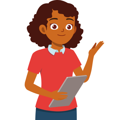 Illustration femme enseignante